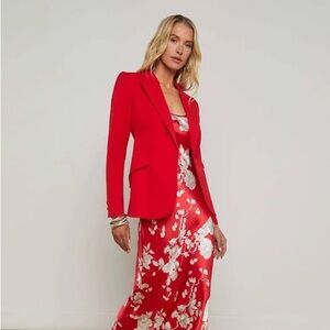 L'AGENCE Red Chamberlain Blazer sz 2